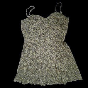 Calvin Klein Jeans Printed A-Line Dress Micro Leop